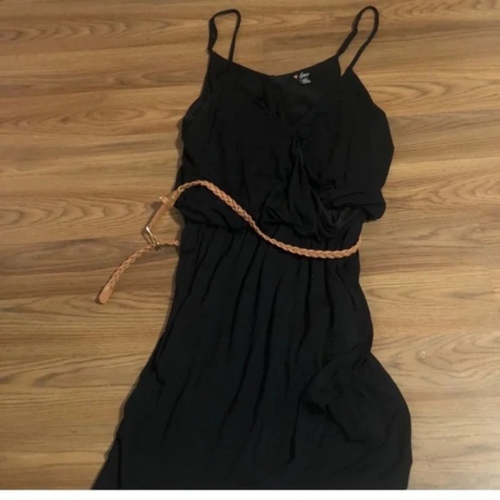 GUESS Black Dress + Belt